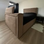 LuxeVision TV Ottoman Bed – Modern Comfort with Built-In Screen