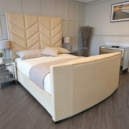 Aspire Sparkle TV Bed – Modern Bed Frame with Hidden Technology