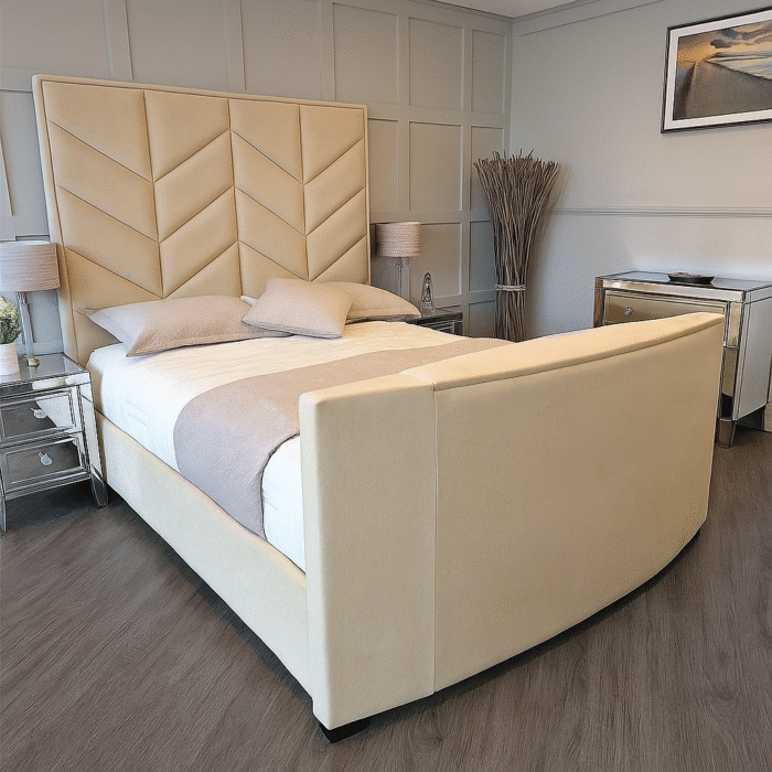 Aspire Sparkle TV Bed – Modern Bed Frame with Hidden Technology - Image 1