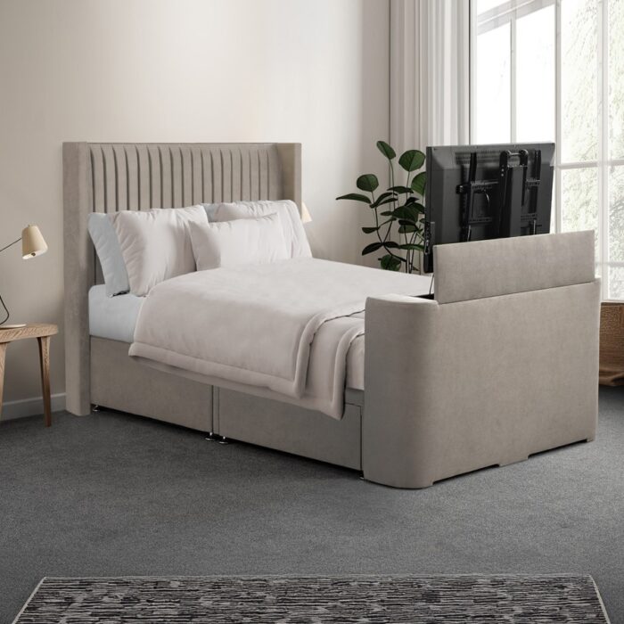 Orlando Hybrid TV Bed Frame with Storage - Image 1