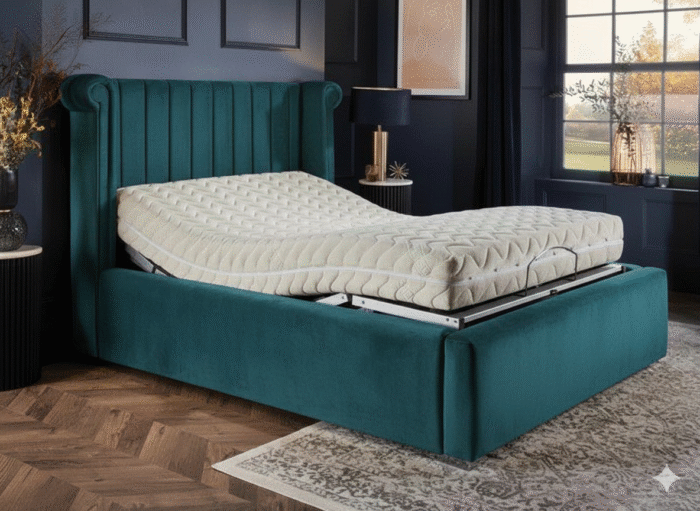 Orion Adjustable Ottoman Bed – Modern Look & Storage Functionality - Image 4