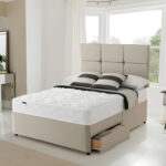 Crown Divan Bed Set with Storage Drawers – Premium Comfort & Space-Saving Luxury