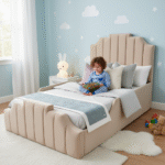 Tokyo Crown Art deco Kids Ottoman Bed with Storage | Safe, Stylish & Space-Saving Children’s Bed - Image 2