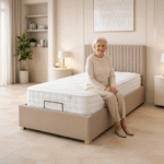 Swift Mobility Bed Adjustable Electric Bed Frame With Headboard - Image 5