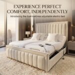 Empire Mobility Bed Adjustable Electric Bed Frame With Headboard - Image 3