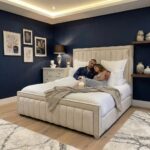 Line Bumper Panel Bed with Gas lift Storage – Luxury Comfort & Smart Space Saving