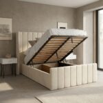 Luxury Winged Panel High Headboard Bed with Gas lift Storage – Luxury Comfort & Smart Space Saving - Image 5