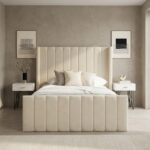 Luxury Winged Panel High Headboard Bed with Gas lift Storage – Luxury Comfort & Smart Space Saving - Image 6