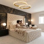Cream Chesterfield Luxury Royal High Headboard Bed with Gas lift Storage – Luxury Comfort & Smart Space Saving - Image 4