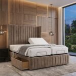Ellana Mobility Bed Adjustable Electric Bed Frame With Headboard and 2 Drawers All Sizes - Image 9