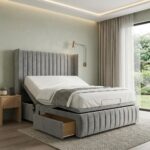 Ellana Mobility Bed Adjustable Electric Bed Frame With Headboard and 2 Drawers All Sizes - Image 10