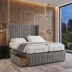 Ellana Mobility Bed Adjustable Electric Bed Frame With Headboard and 2 Drawers All Sizes - Image 8