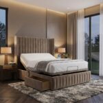 Ellana Mobility Bed Adjustable Electric Bed Frame With Headboard and 2 Drawers All Sizes - Image 7