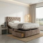 Serena Mobility Bed Adjustable Electric Bed Frame With Headboard and 2 Drawers All Sizes - Image 9