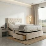 Serena Mobility Bed Adjustable Electric Bed Frame With Headboard and 2 Drawers All Sizes - Image 5