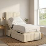 Dreamer Mobility Bed Adjustable Electric Bed Frame With Headboard and 2 Drawers All Sizes - Image 9