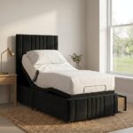 Dreamer Mobility Bed Adjustable Electric Bed Frame With Headboard and 2 Drawers All Sizes - Image 11