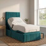 Dreamer Mobility Bed Adjustable Electric Bed Frame With Headboard and 2 Drawers All Sizes - Image 7