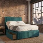 Dreamer Mobility Bed Adjustable Electric Bed Frame With Headboard and 2 Drawers All Sizes - Image 6