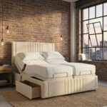 Dreamer Mobility Bed Adjustable Electric Bed Frame With Headboard and 2 Drawers All Sizes - Image 8